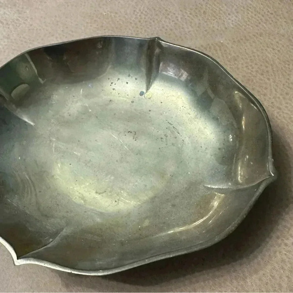 Vintage Brass Trinket Dish 7” Wide - Picture 4 of 7